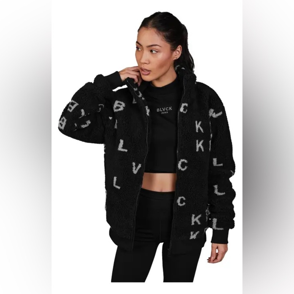 BLVCK Paris “Monogram” fleece jacket - Picture 3 of 13